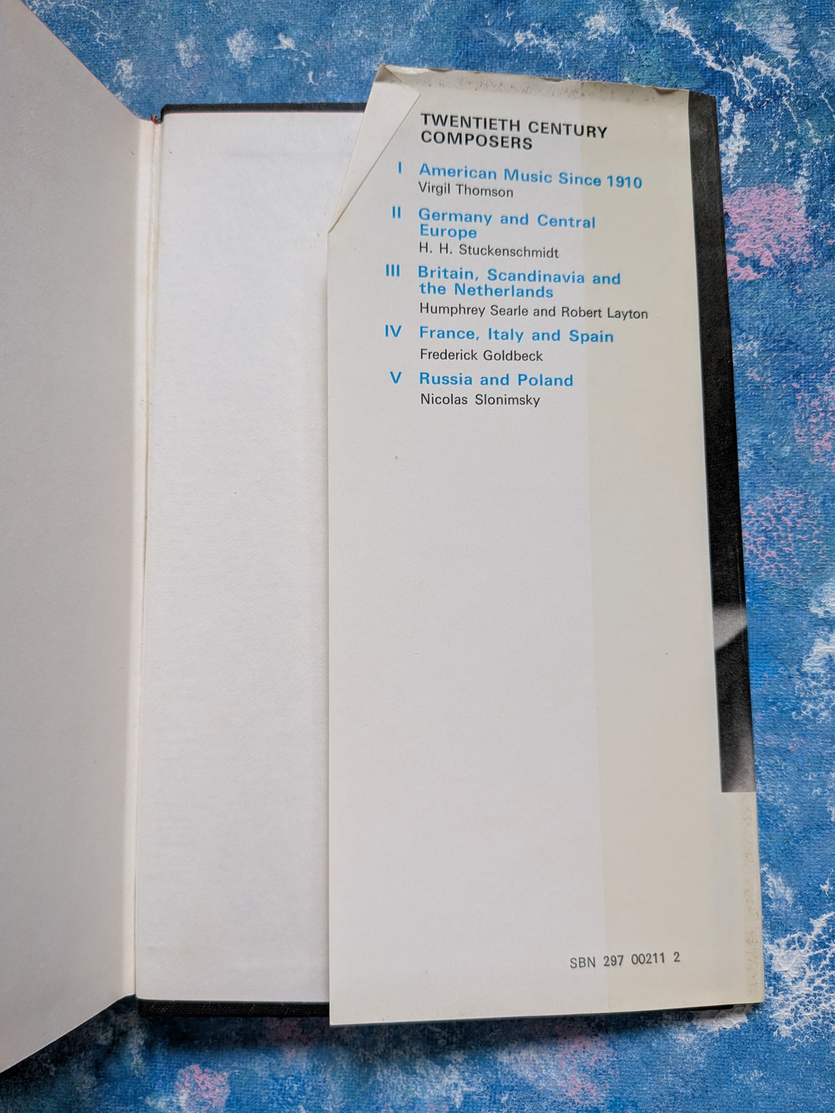 Twentieth Century Composers 1: American Music Since 1910 by Virgil Thomson, 1971