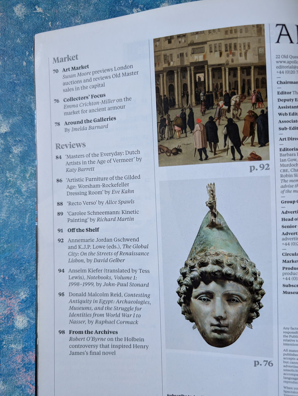 Apollo: The International Art Magazine February 2016 Issue, Ancient Egyptian Art