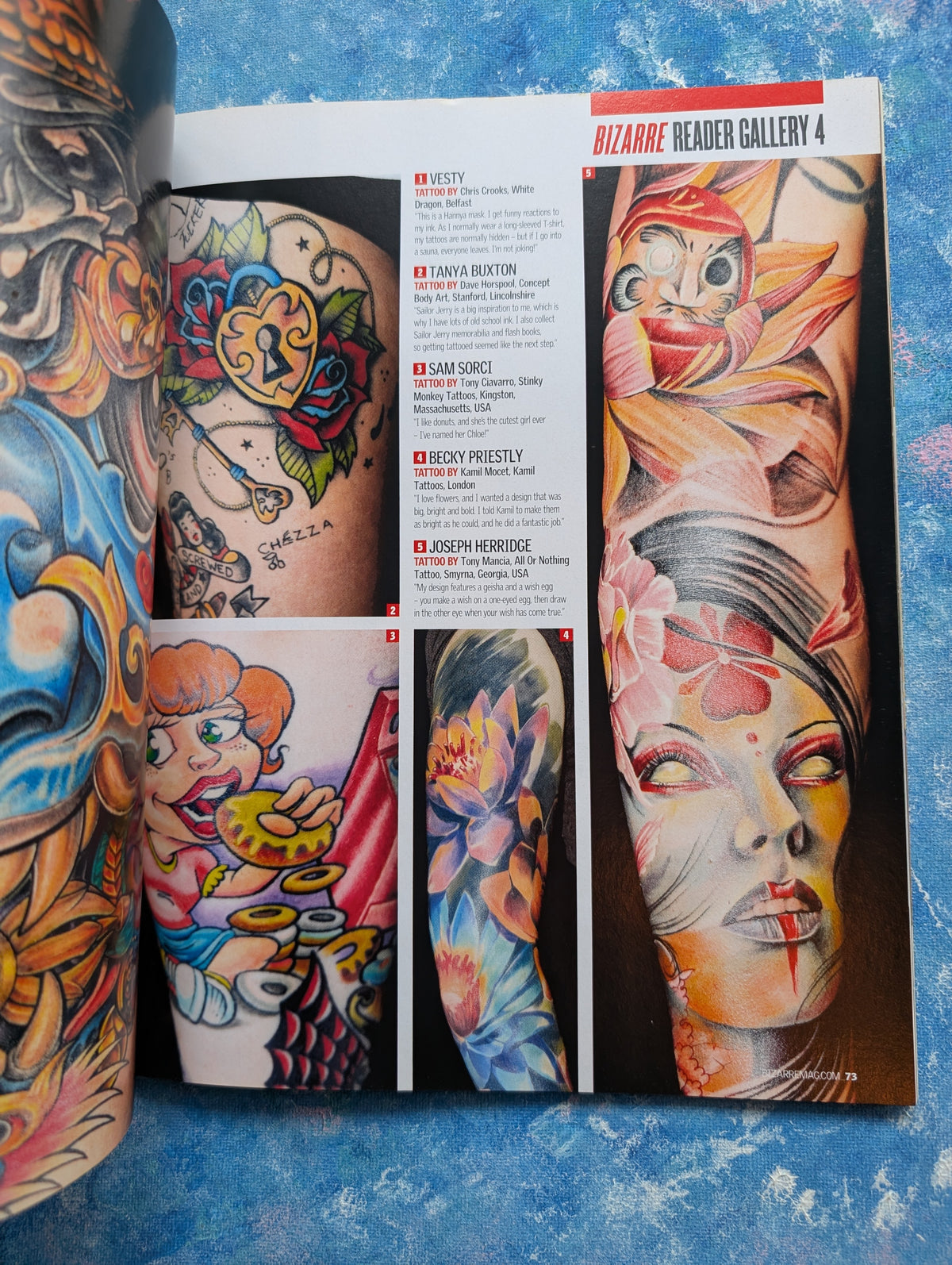 Bizarre: The World's Most Incredible Tattoos Volume 5 - Amelia Nightmare Cover