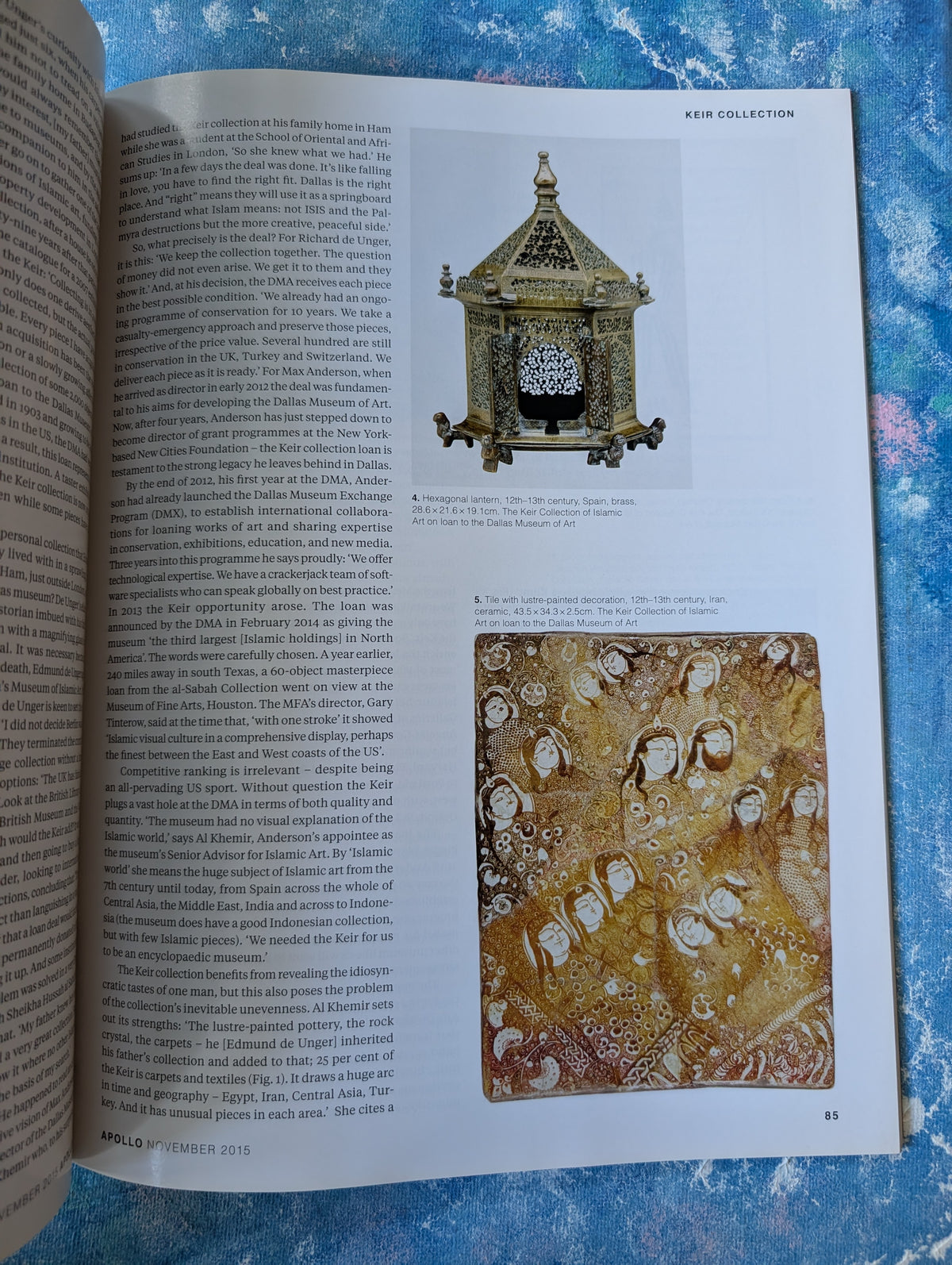 Apollo: The International Art Magazine November 2015 - Keir Collection