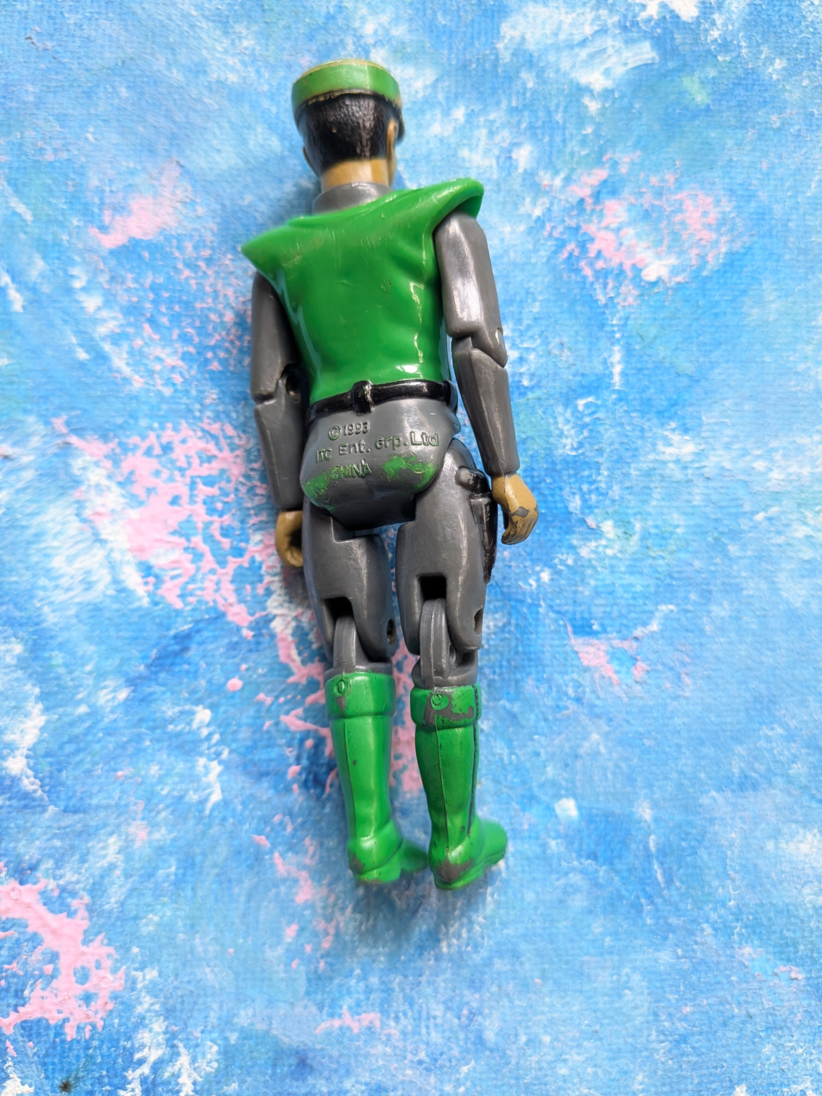 Vintage Captain Scarlet Lieutenant Green Action Figure - 1993 - ITC Ent. Crp Ltd
