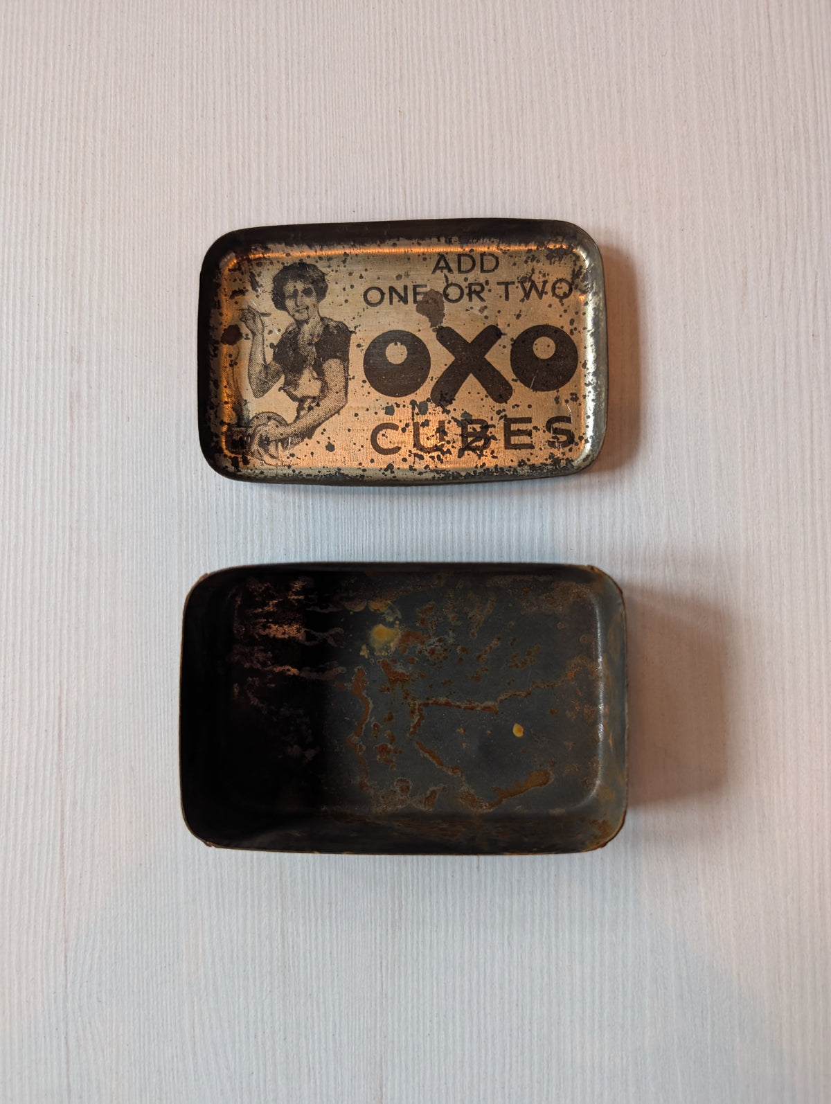 Vintage Small Oxo Cubes Tin (Empty) - 1940s Approx
