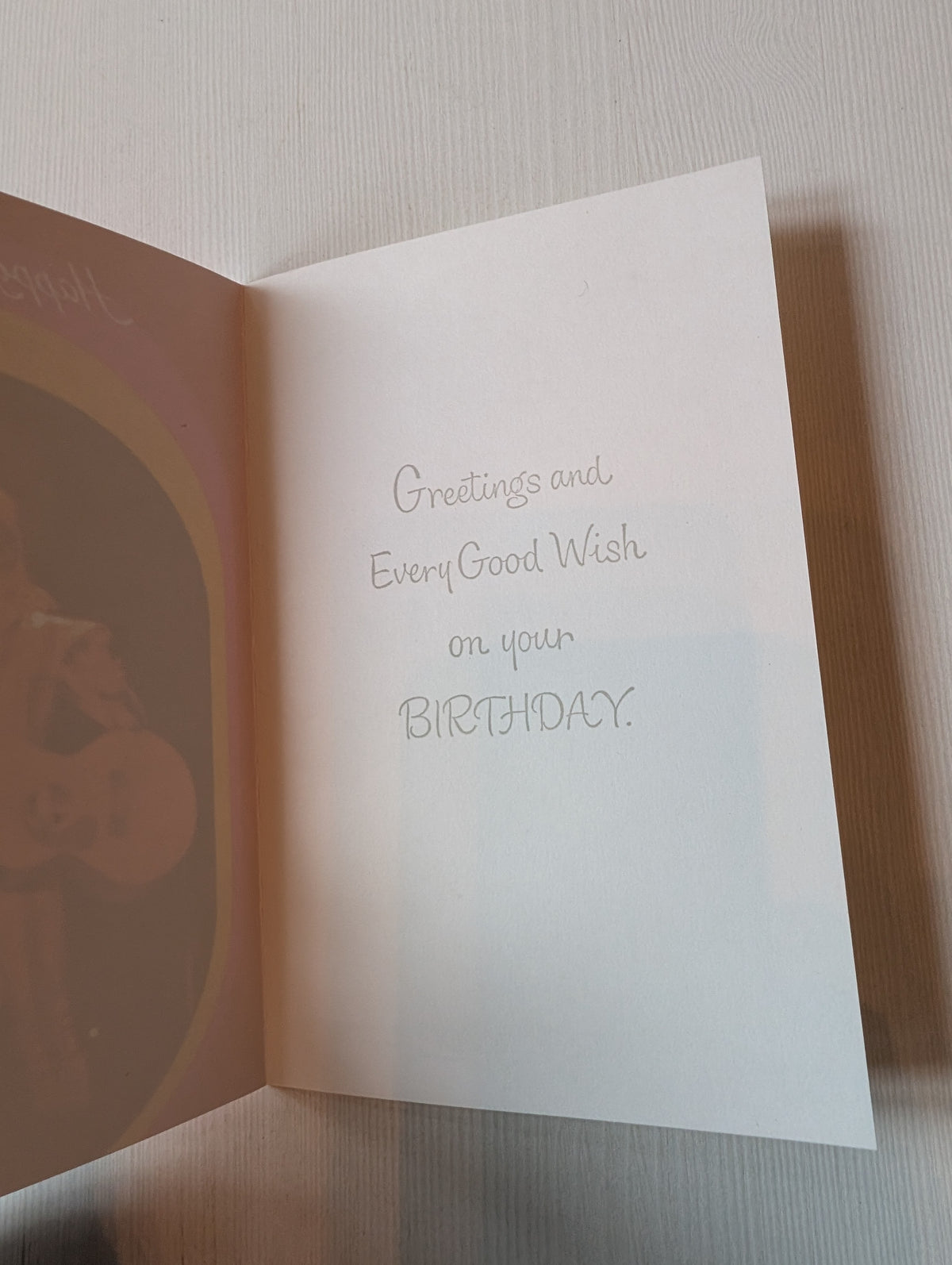 Vintage David Bowie Ziggy Stardust Birthday Card + Envelope - Unused