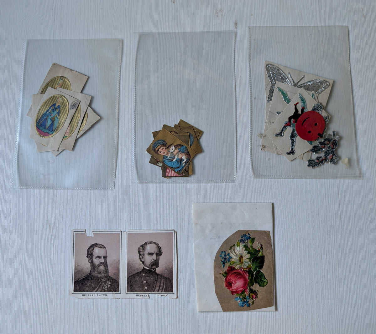 Antique and Vintage Paper Ephemera Bundle - x10 Pieces For Scrapbooking/Crafts #5