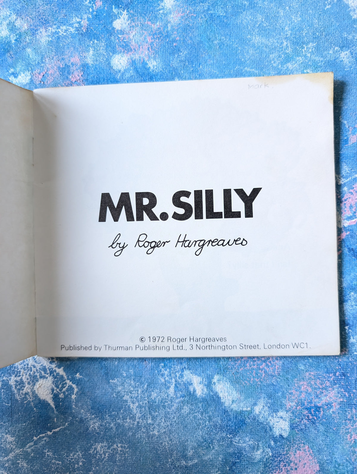 Mr Silly by Roger Hargreaves - 1972 - Thurman Publishing Ltd