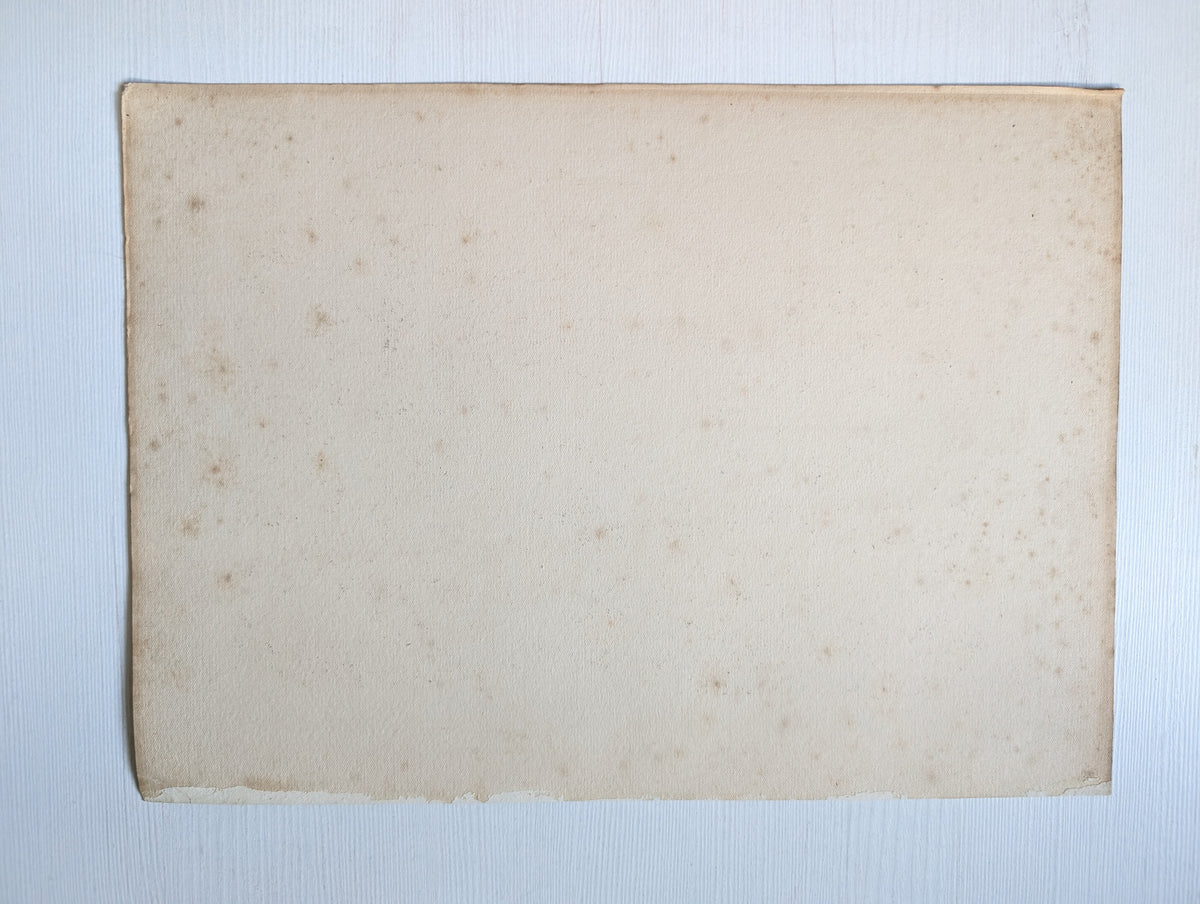 Antique "Didcot Church" Etching Print - Unframed