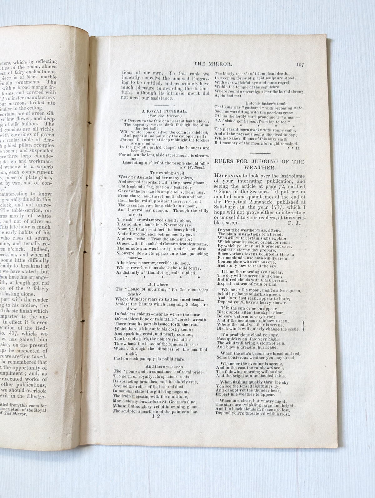 The Mirror of Literature, Amusement, and Instruction No. 444 - July 31, 1830