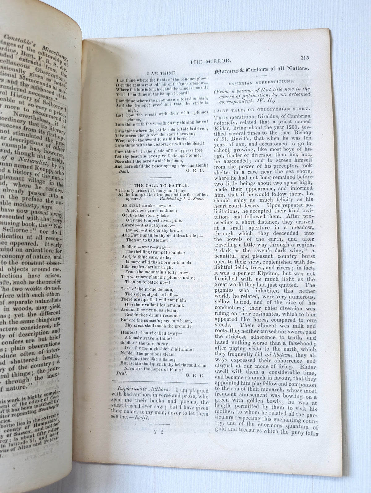 The Mirror of Literature, Amusement, and Instruction No. 457 - October 30, 1830