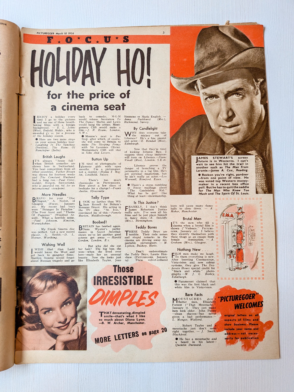 Picturegoer Magazine March 10, 1956 - Rosalina Neri Cover