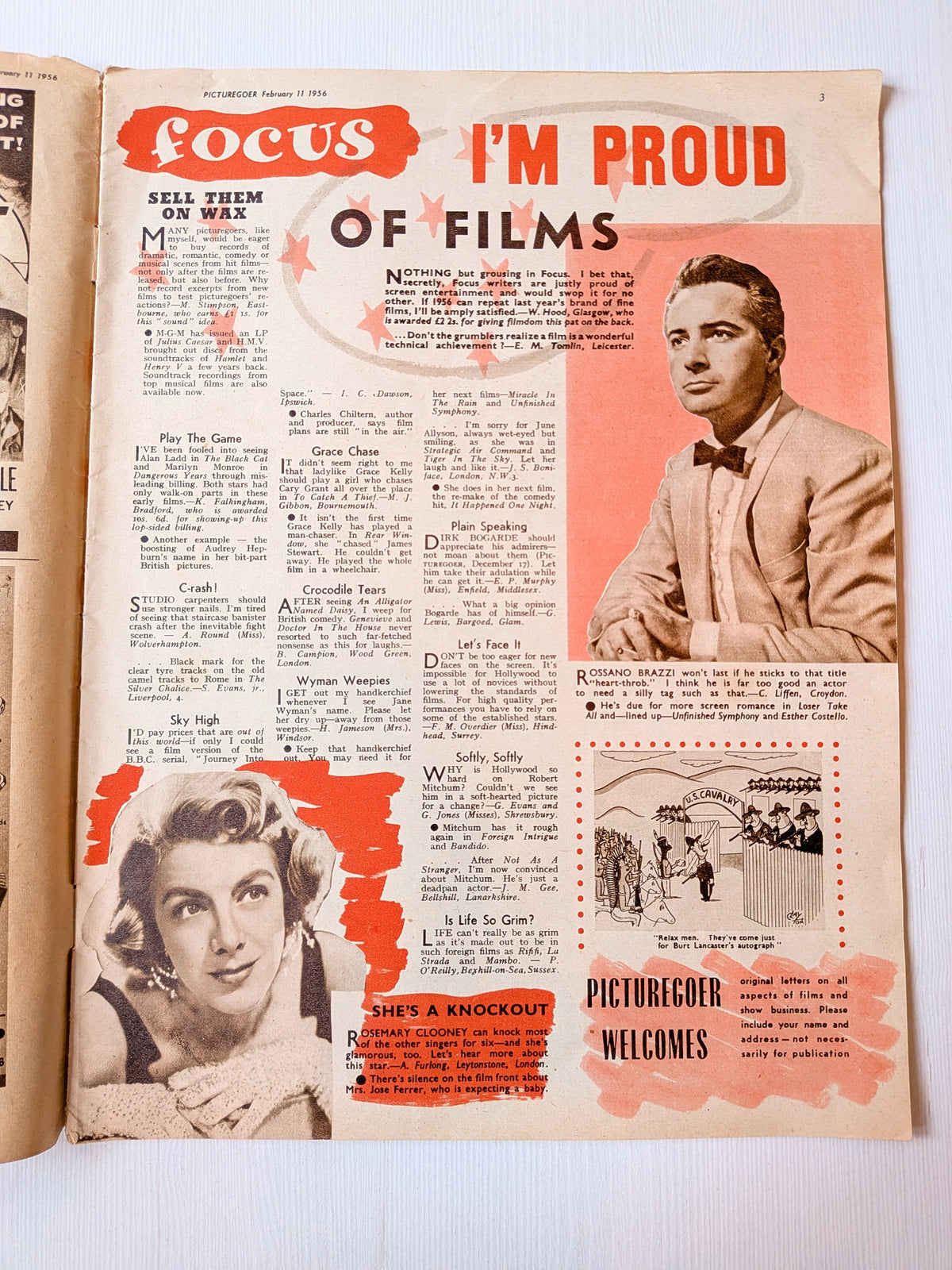 Picturegoer Magazine February 11, 1956 - Dani Crayne Cover