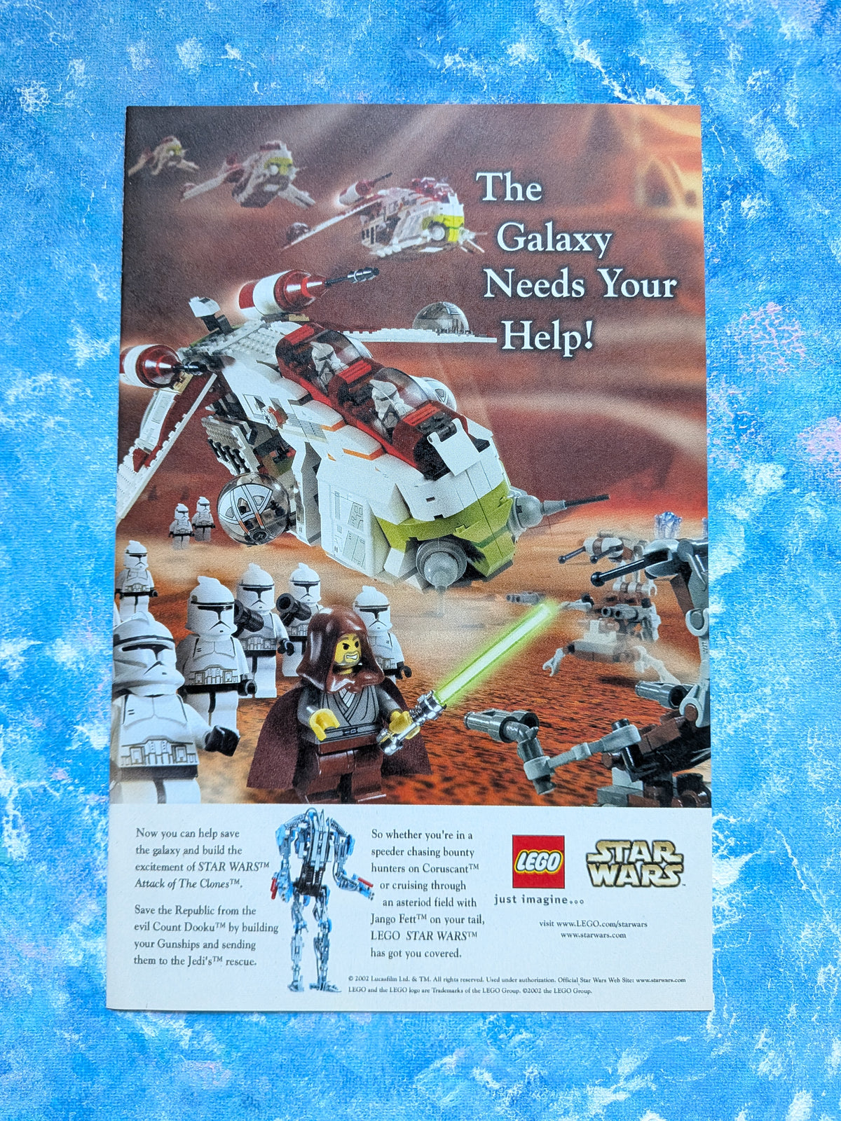 Lego Star Wars Episode II: Attack of The Clones 2002 Advertisement - See Details