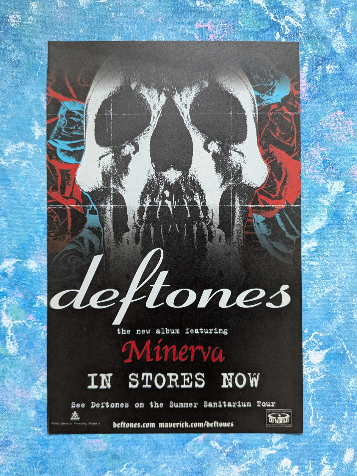 Deftones Band Minerva Album and Tour 2003 Advertisement - See Details