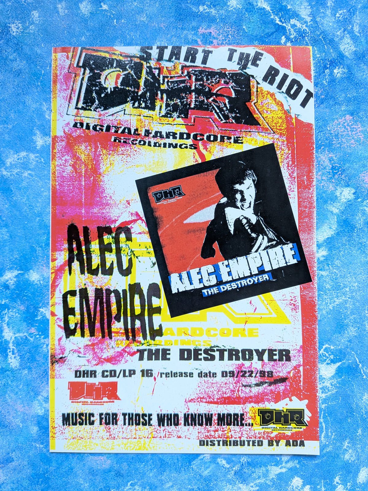 Alec Empire The Destroyer Album 1998 Digital Hardcore Recordings Advertisement - See Details