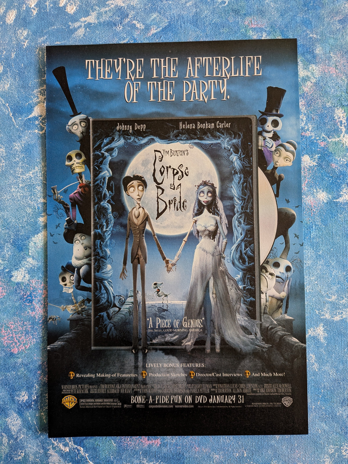 Tim Burton's Corpse Bride 2006 DVD Release Advertisement - See Details