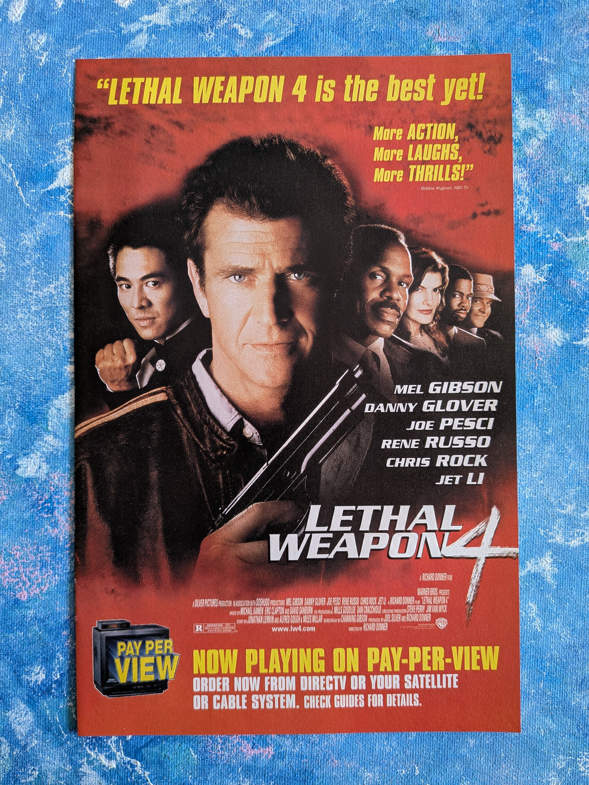 Lethal Weapon 4 1998 Movie Advertisement - See Details