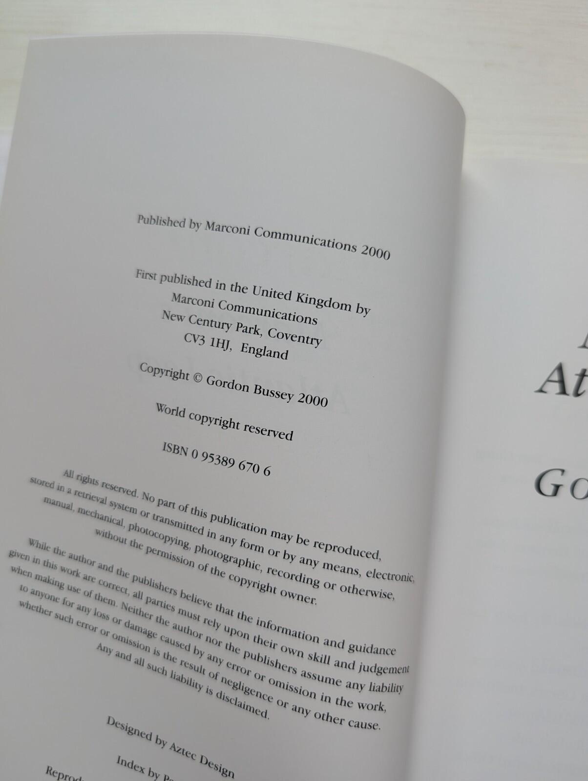 Marconi's Atlantic Leap by Gordon Bussey - 2000 - Marconi Communications