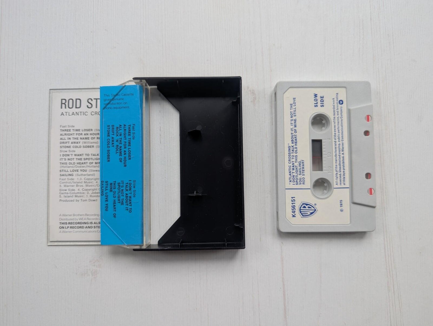 Rod Stewart - Atlantic Crossing - 1975 - Warner Cassette Tape