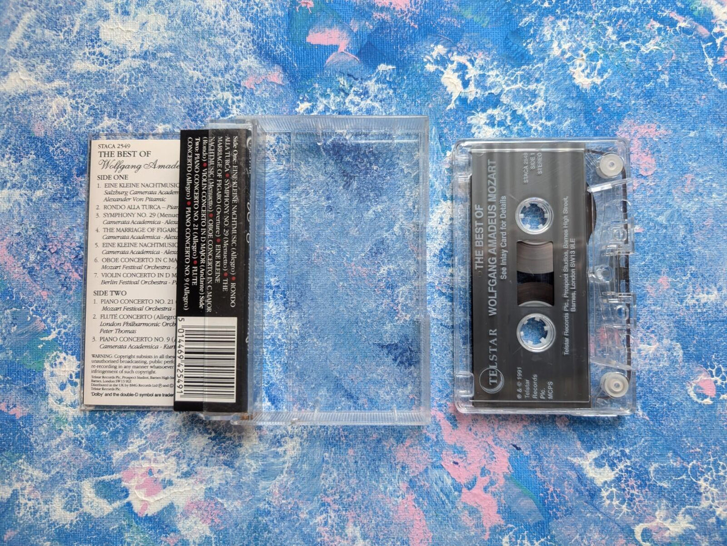 The Best of Wolfgang Amadeus Mozart - 1991 - Telstar Cassette Tape