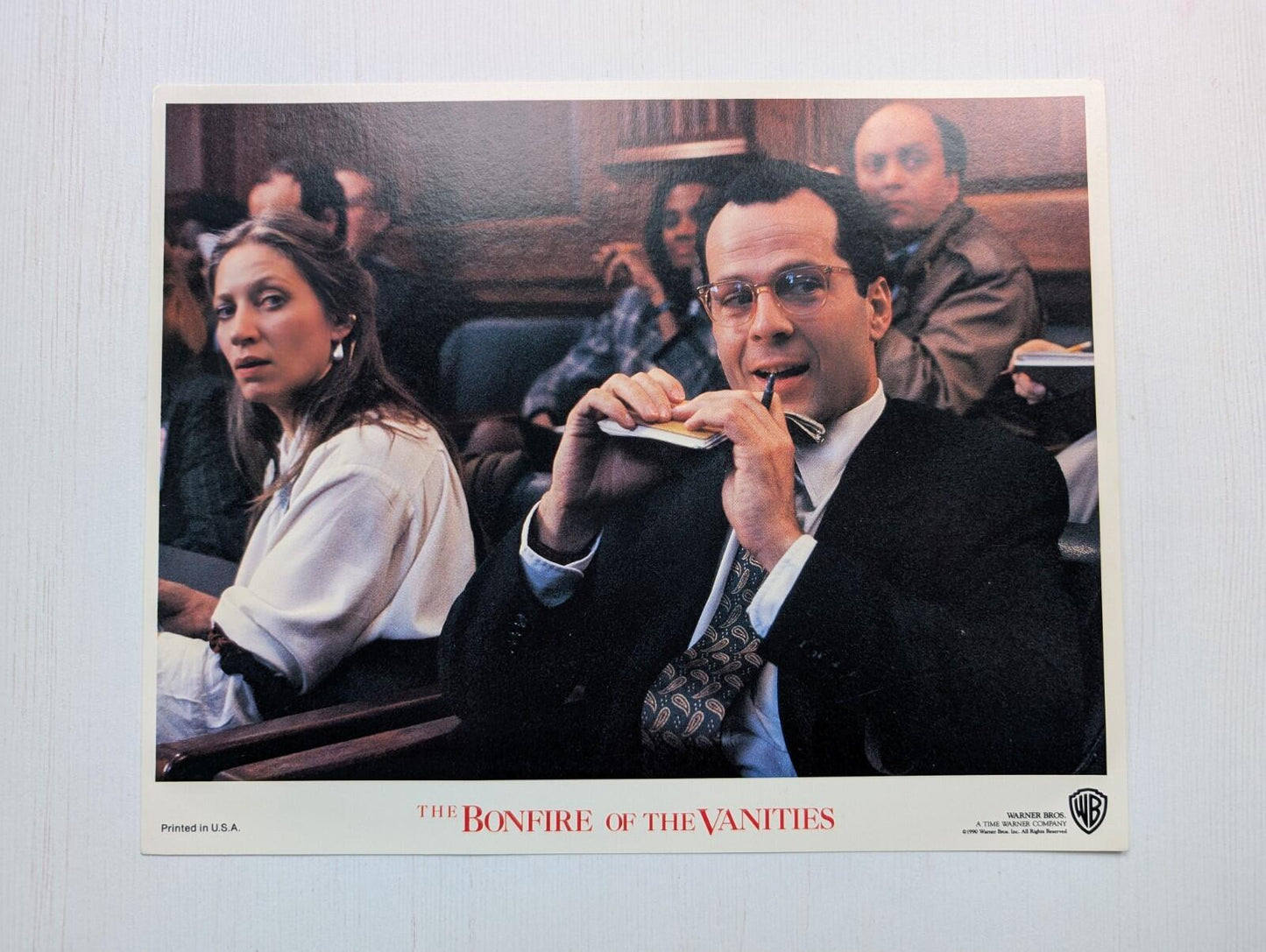 The Bonfire of The Vanities x7 Colour Lobby Cards - 1990 - Warner Bros