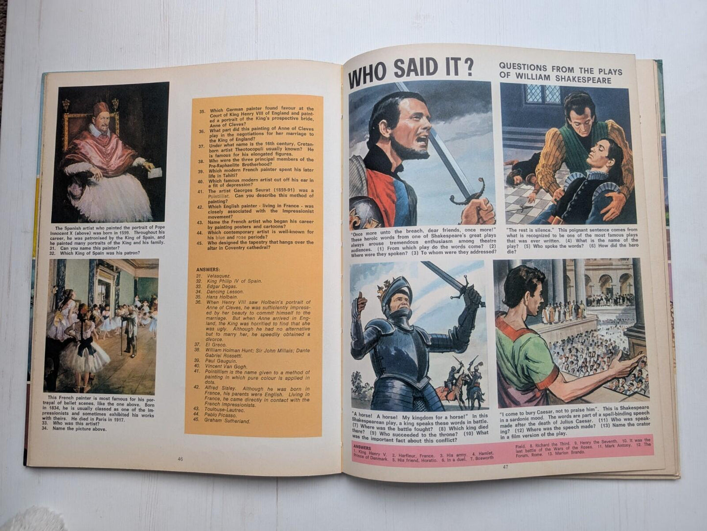 The Second Look and Learn Book of 1001 Questions and Answers - 1968