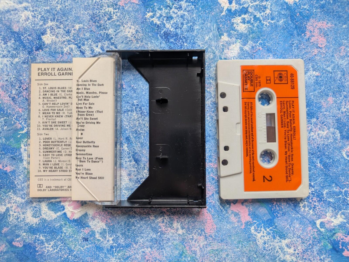 Erroll Garner - Play It Again, Erroll! - 1975 - CBS Records Cassette Tape