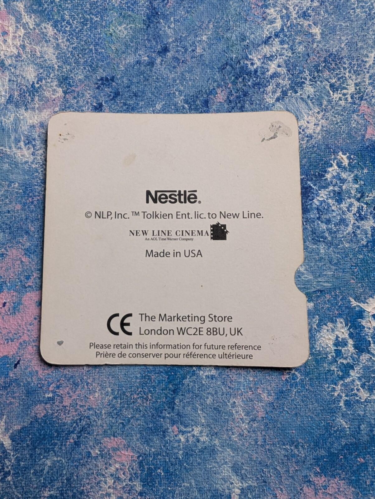 Lord of The Rings Frodo Hologram Card - Nestle - See Details