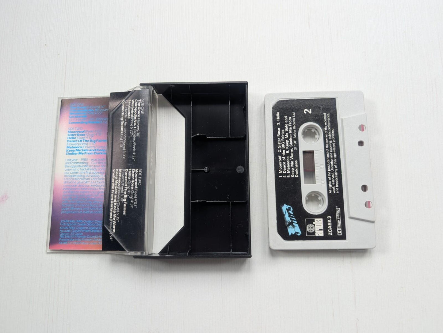 Sky 3 - 1981 - Ariola Records Ltd Cassette Tape