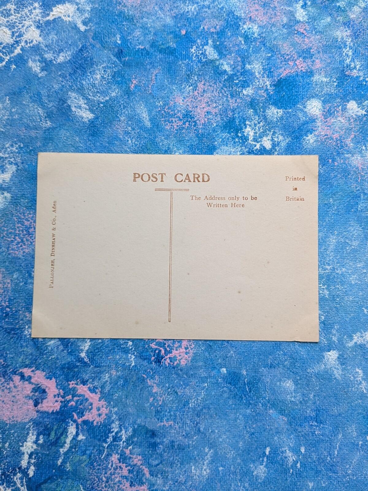 Vintage Yemen Postcard - Telegraph Bay, Aden