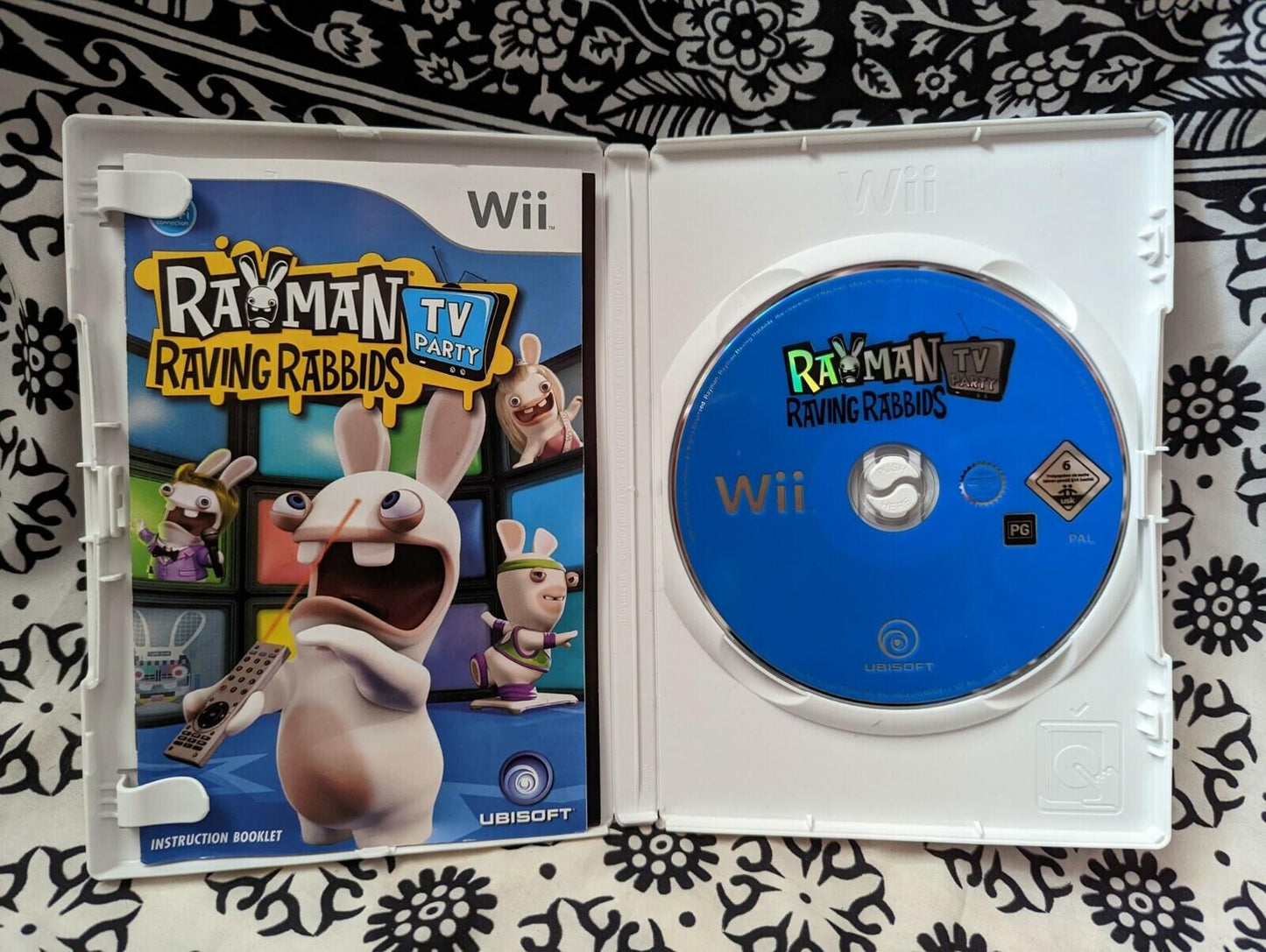 Rayman Raving Rabbids: TV Party Wii Game, 2008, Nintendo
