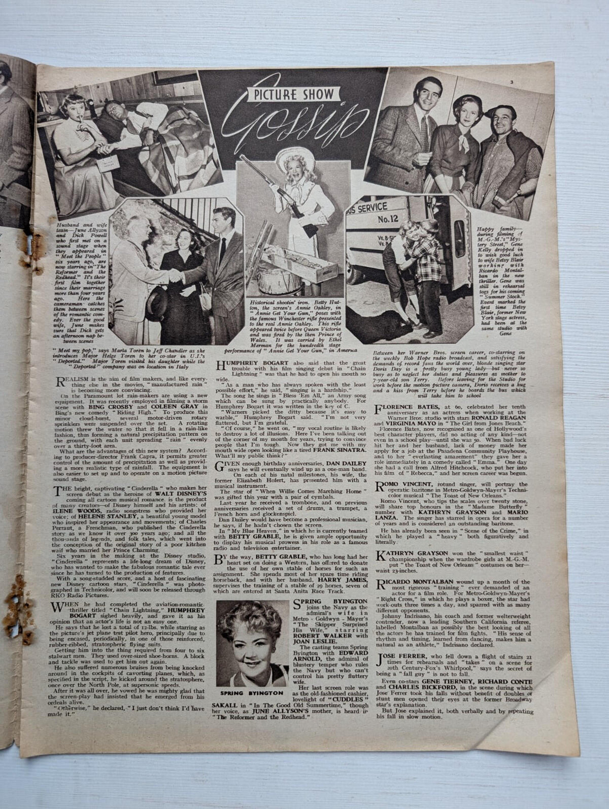 Picture Show Vol. 54 No. 1411 April 15th 1950 - Susan Hayward/Dana Andrews Cover
