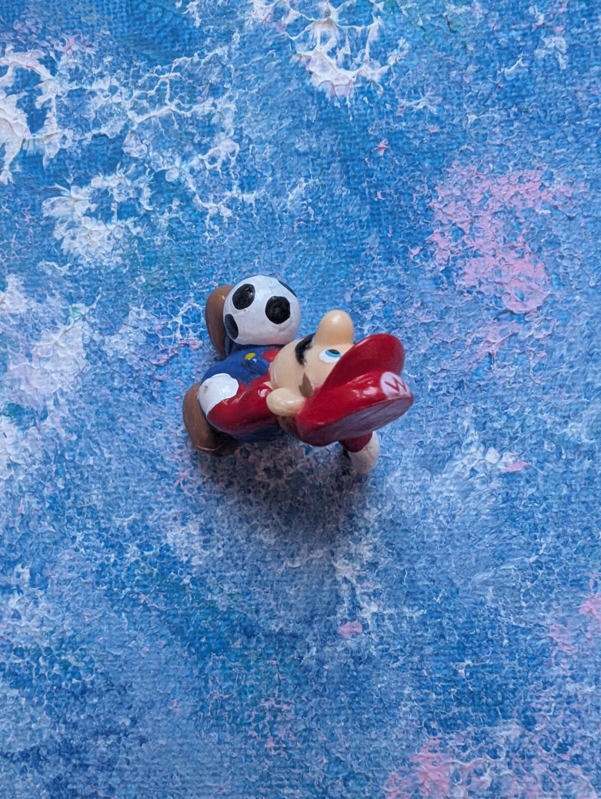 Super Mario Bros Mario Soccer Mini Figure - 2000 - Zaini/Nintendo