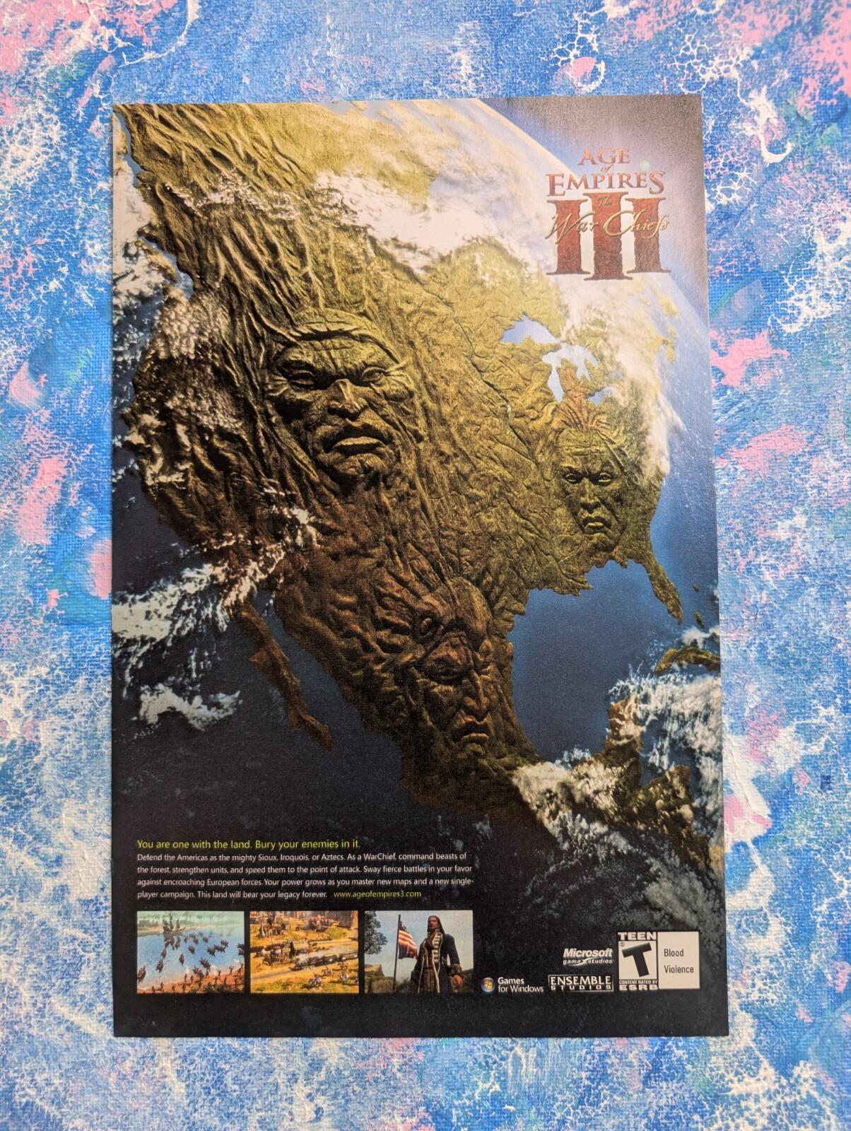 Age of Empires III: The War Chiefs 2006 Microsoft Advertisement - See Details