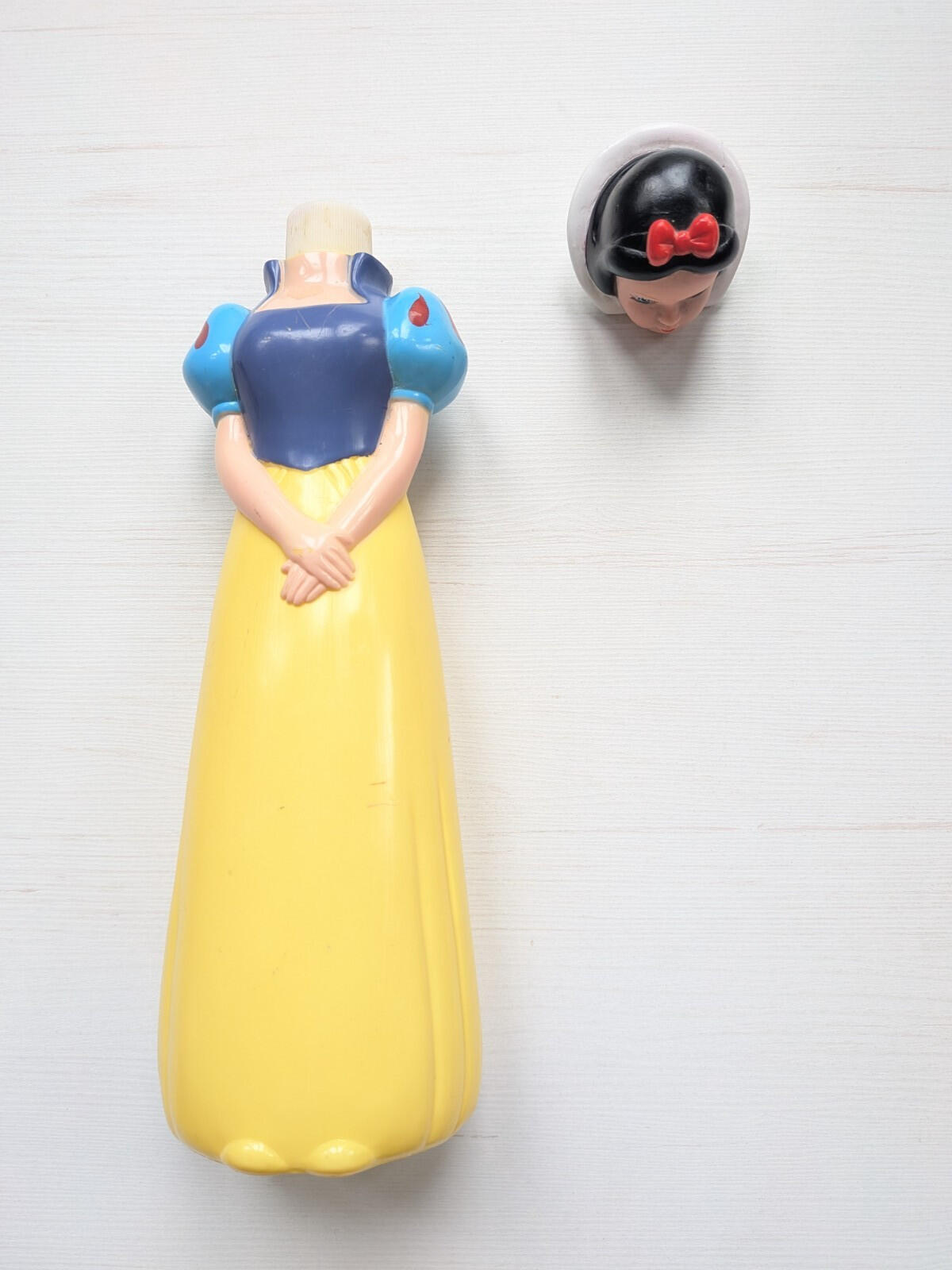 Vintage Snow White Bubble Bath Bottle Figure - Walt Disney Productions