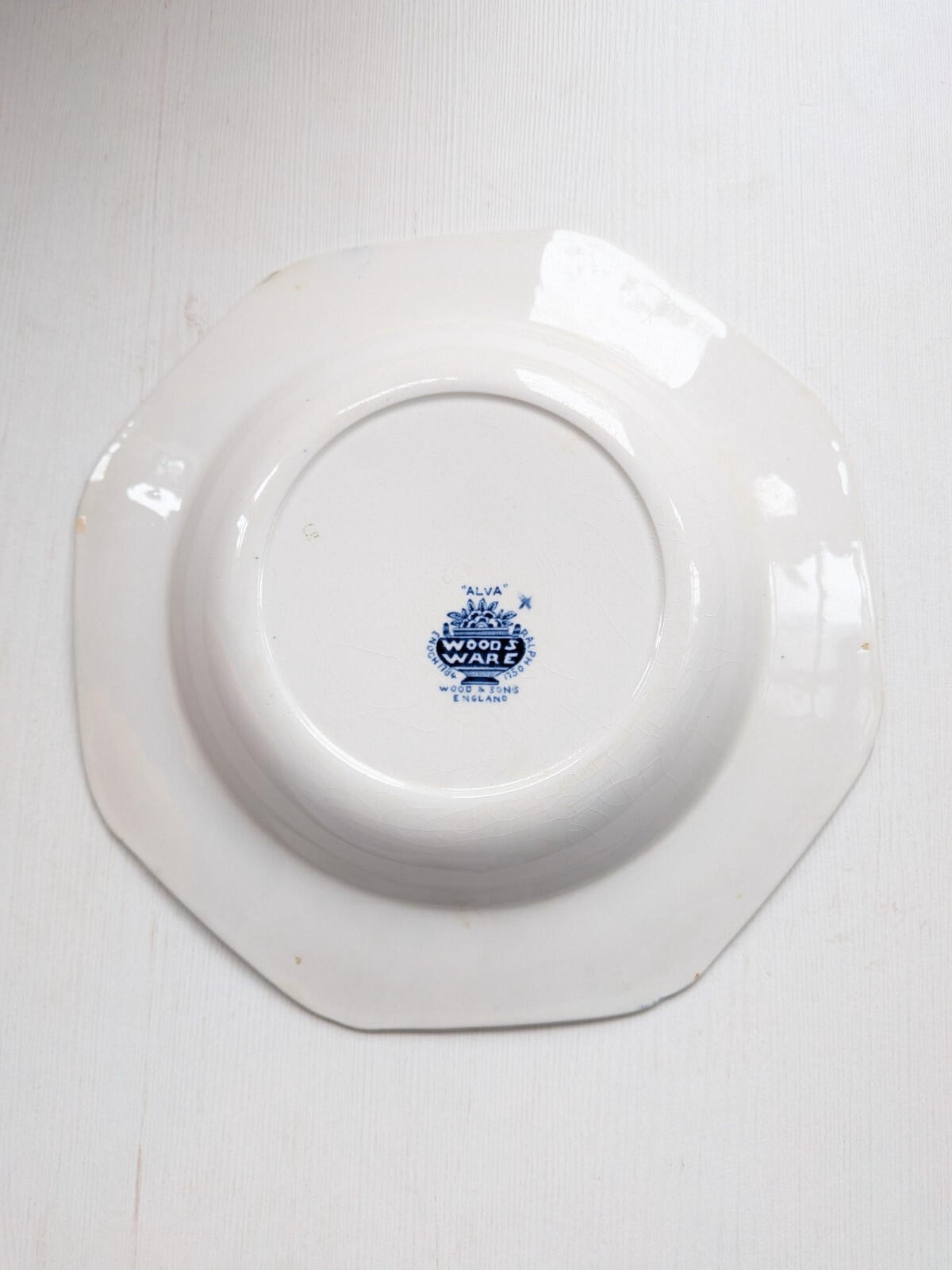 Antique Woods Ware/Wood & Sons Alva Porcelain Dish - 1910s Approx