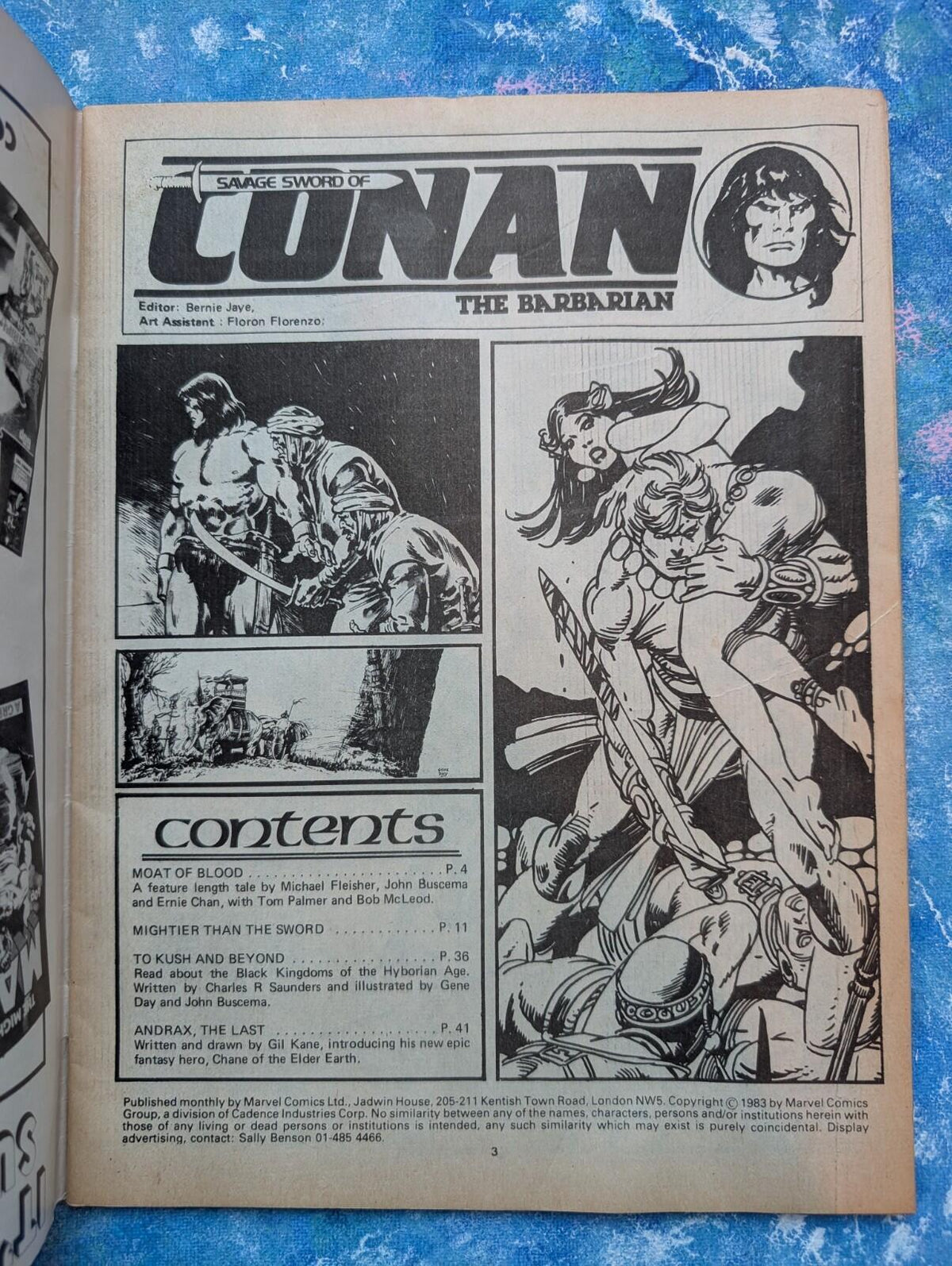 Savage Sword of Conan No. 70 - 1983 - Marvel UK Comic - Please See Details