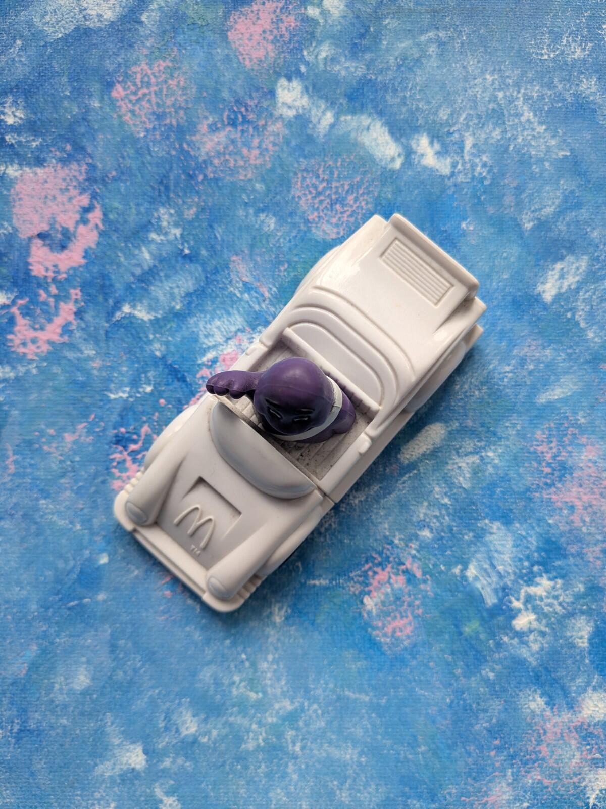 Vintage Grimace Connect-A-Car Happy Meal Toy - 1991 - McDonalds