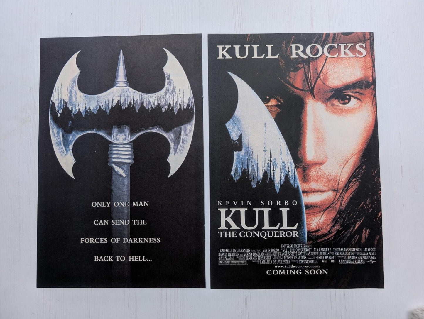 Kull The Conqueror 1997 Kevin Sorbo Movie Advertisement - See Details