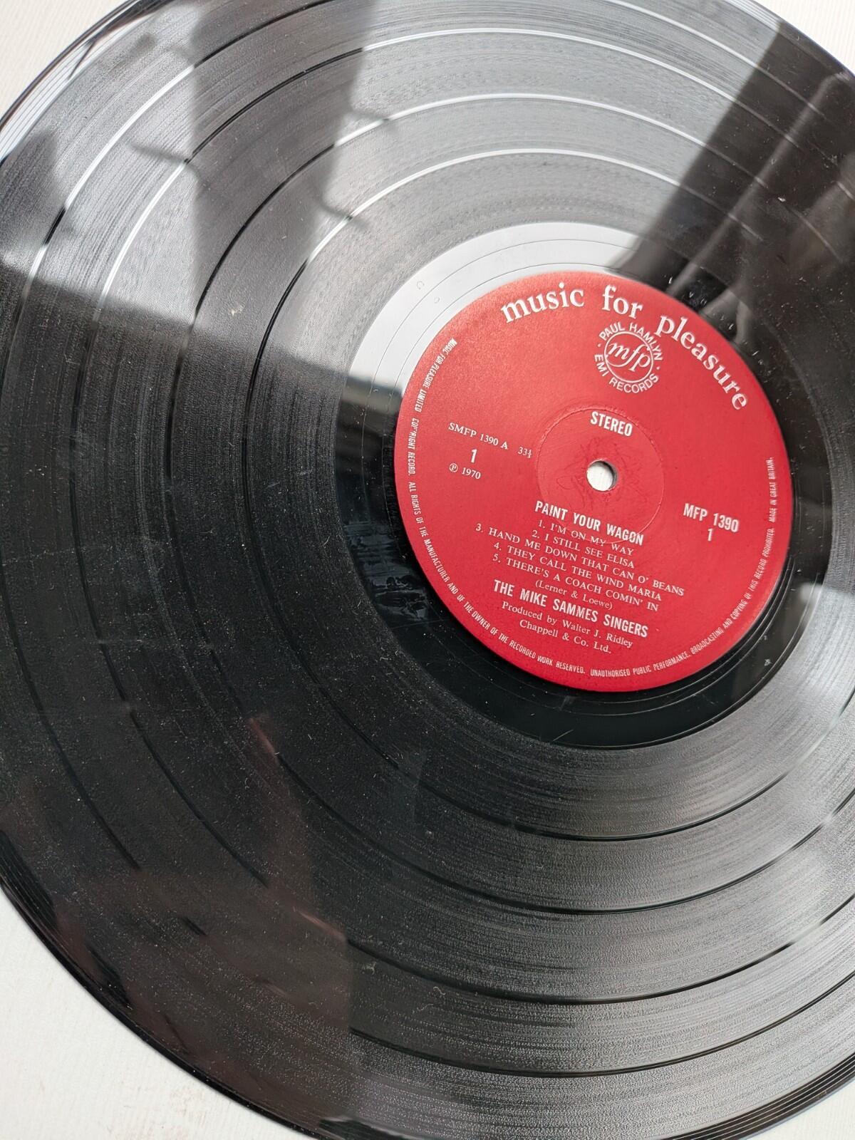 Paint Your Wagon Musical Soundtrack Vinyl LP - The Mike Sammies Singers - 1970