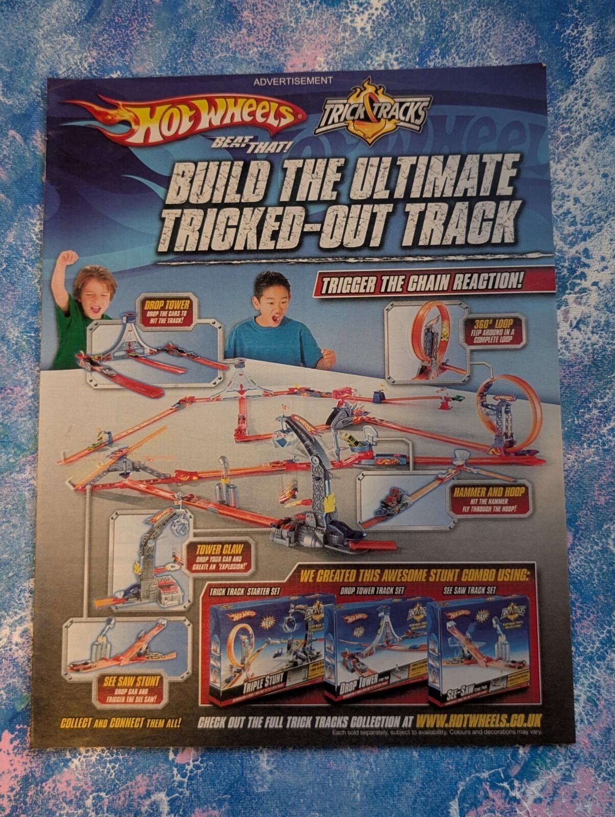 Hot Wheels/Trick Tracks Toys Advertisement - See Details
