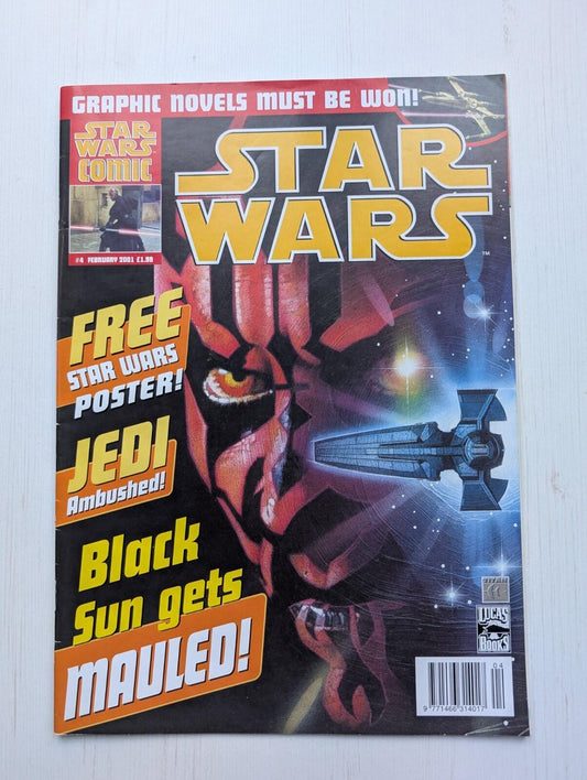 Star Wars Comic #4 - February 2001 - Titan/Lucas Books - Includes Poster