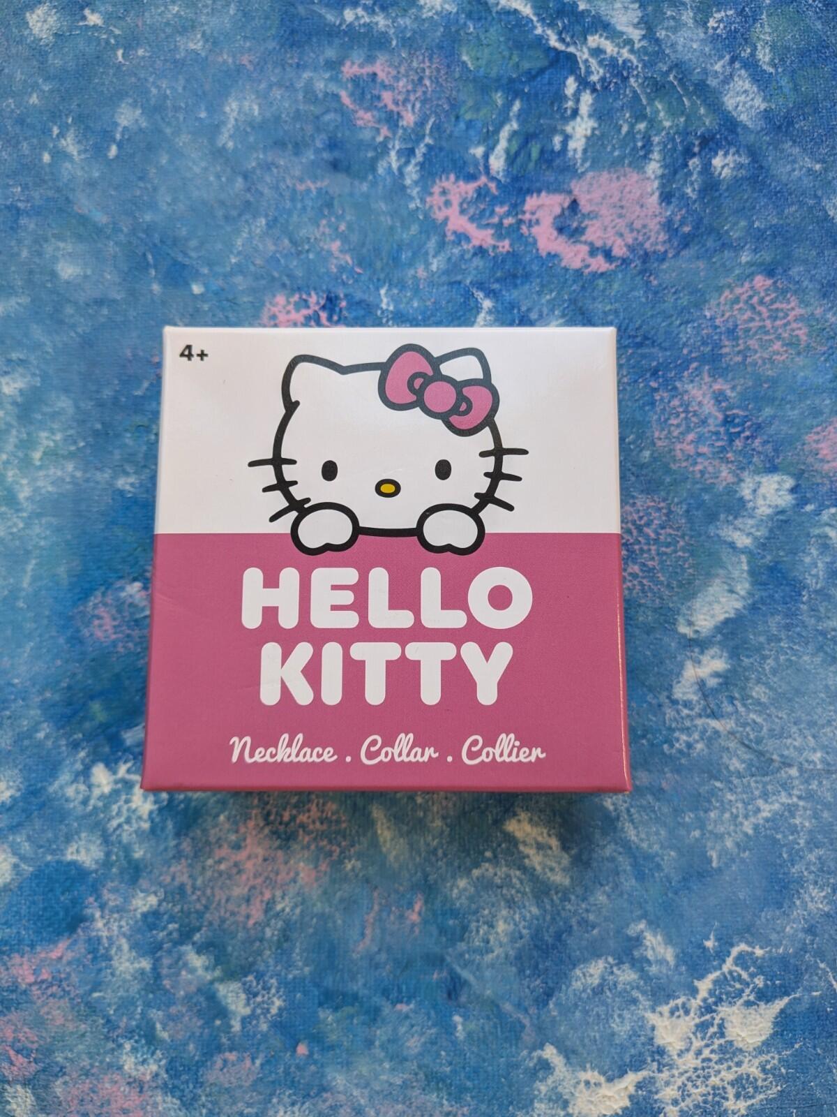 Hello Kitty Silver-Plated Sparkly Necklace - 2024 - Sanrio - Boxed/Unworn
