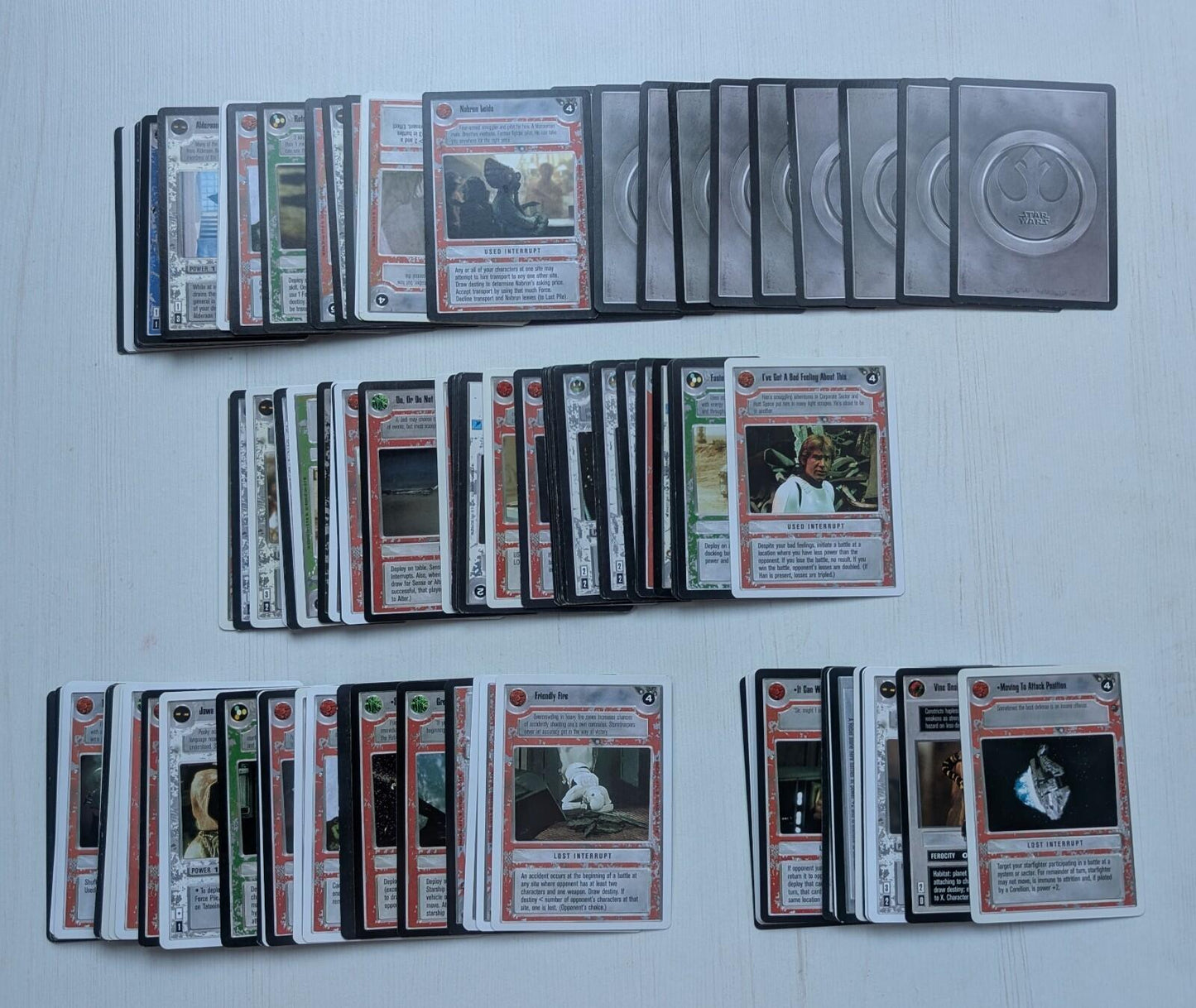 Star Wars Trading Card Light Side Bundle - x120 Cards - 1995-1998 - Decipher