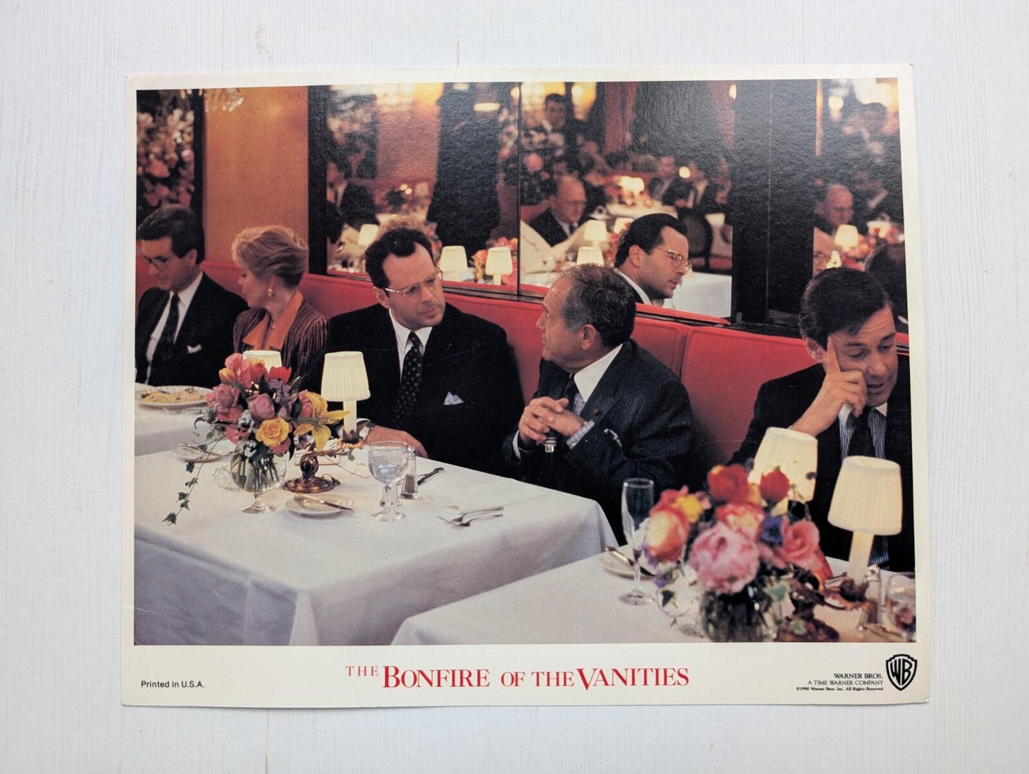 The Bonfire of The Vanities x7 Colour Lobby Cards - 1990 - Warner Bros