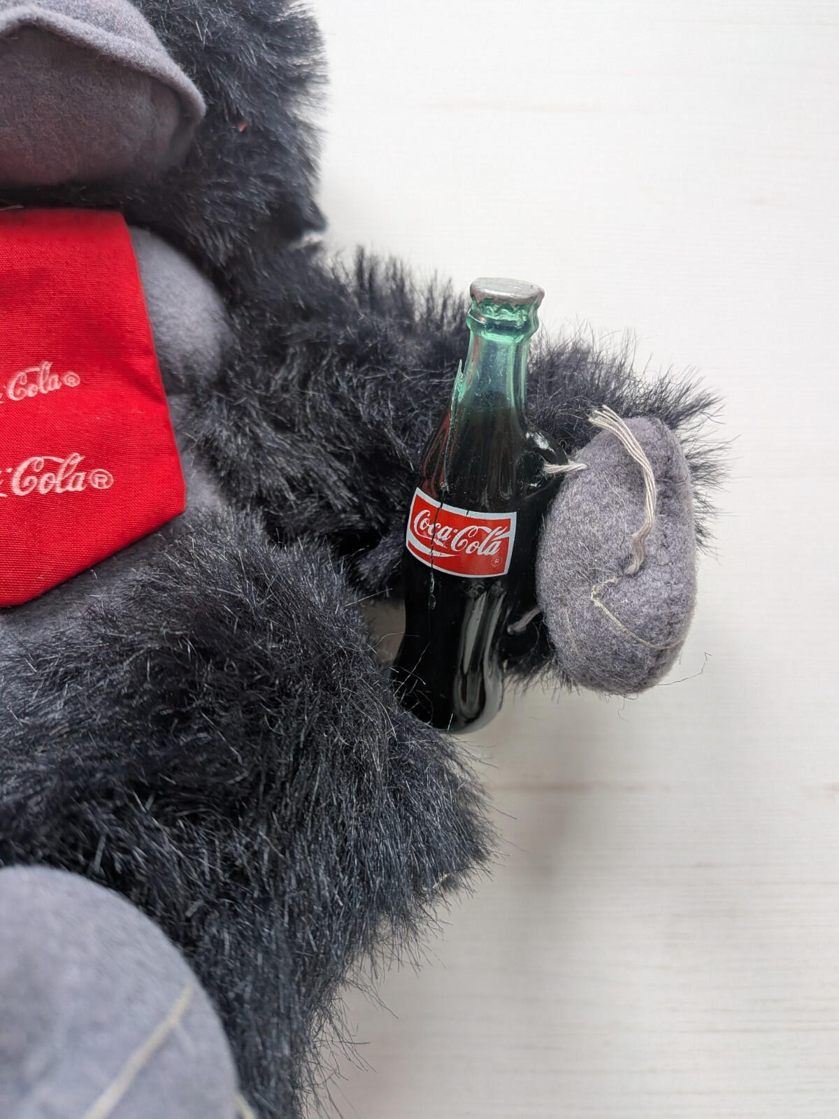 Vintage Coca-Cola Gorilla Soft Toy/Plushie - 1996 - Play-By-Play