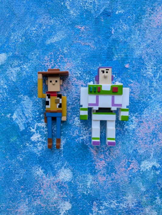 Disney Crossy Road Toy Story Woody + Buzz Lightyear Mystery Mini Figures - 2016