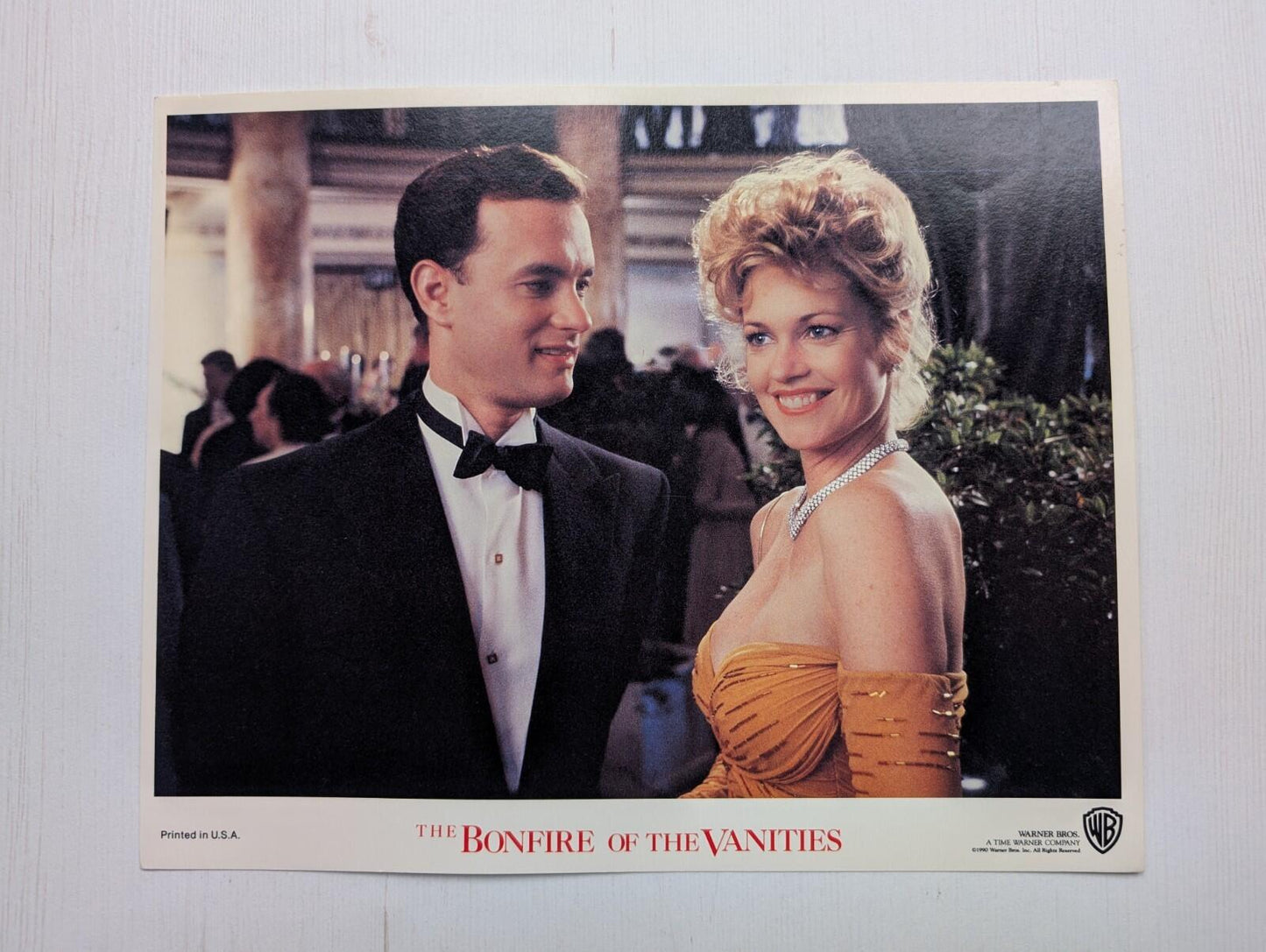 The Bonfire of The Vanities x7 Colour Lobby Cards - 1990 - Warner Bros