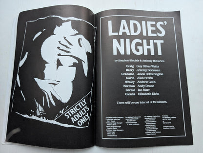 Ladies' Night Manchester Opera House Programme - 1990s - Adult Show