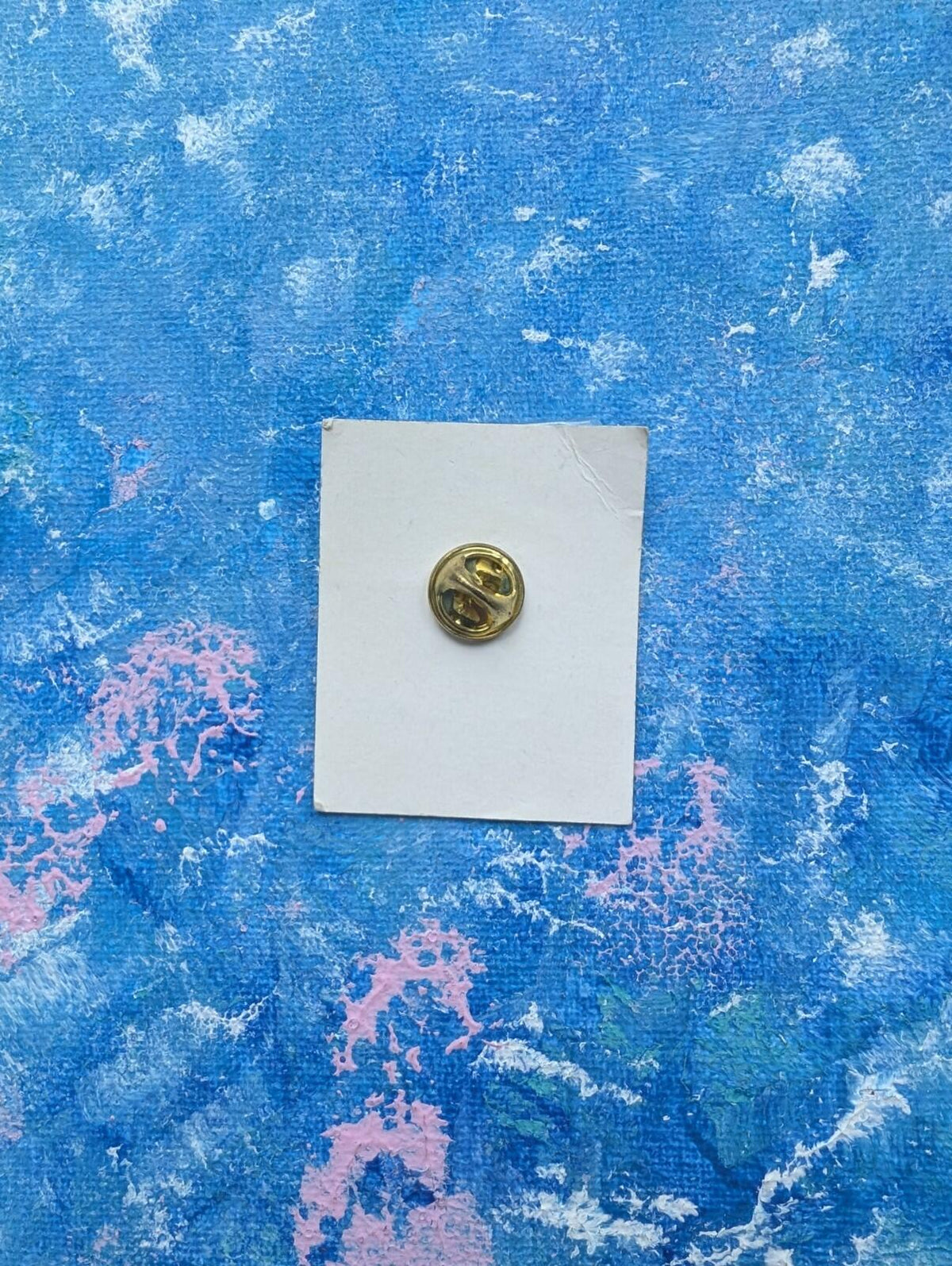 Vintage NSPCC Microsoft Waving Boy Metal Pin Badge