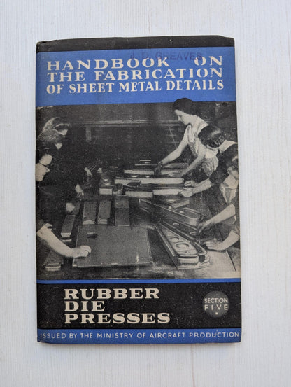 Handbook on The Fabrication of Sheet Metal Details - Sections 5, 6 & 7