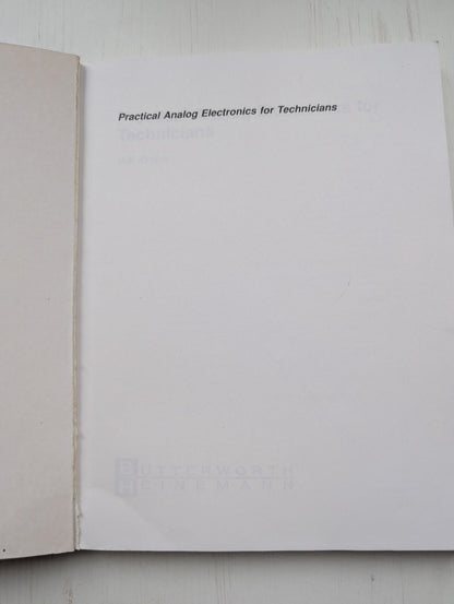 Practical Analog Electronics For Technicians by Will Kimber - 1997